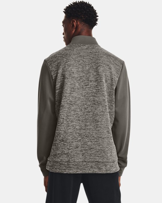 Maglia Armour Fleece® Twist ¼ Zip da uomo, Gray, pdpMainDesktop image number 1